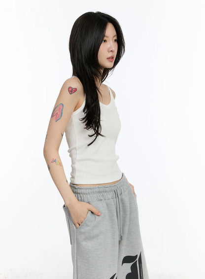 Basic Ribbed Tank Top CA506