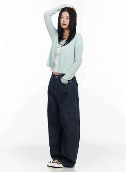 Alaya Semi-Balloon Denim Jeans IM524