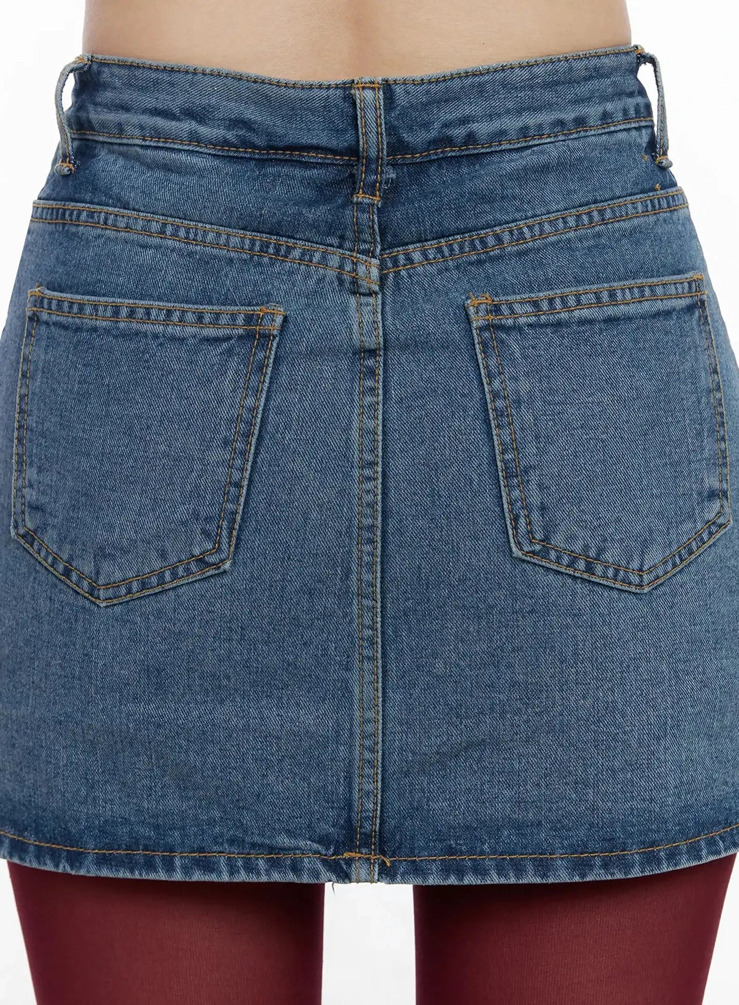 Casual Denim Mini Skirt IJ528