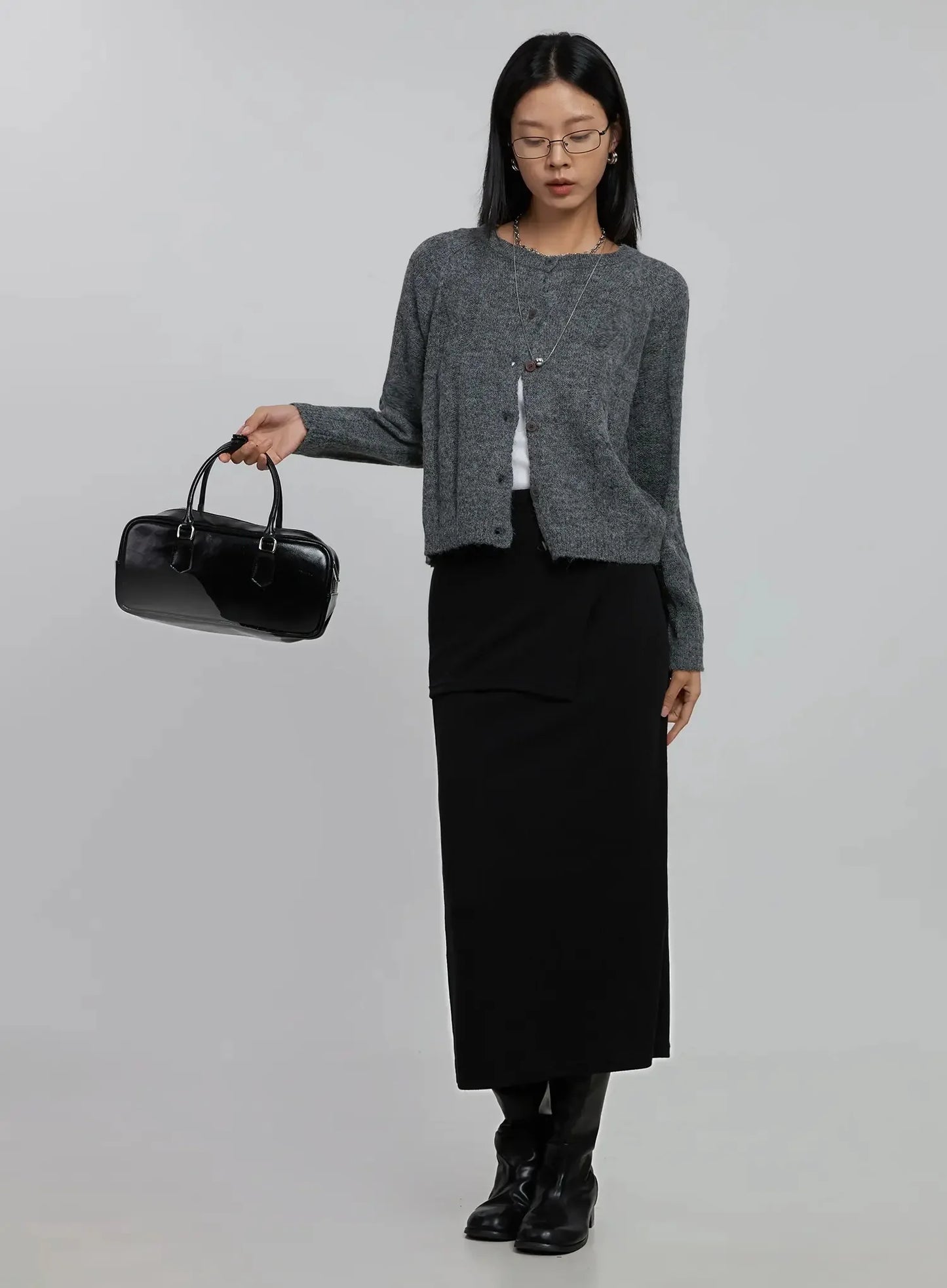 Cable Knit Cardigan ID516