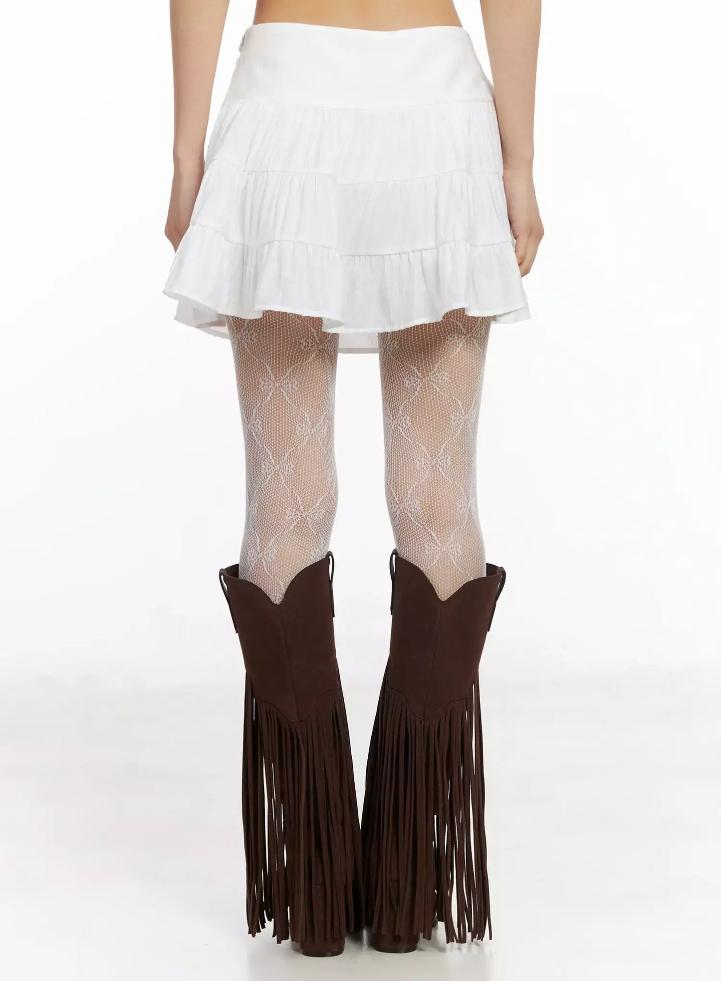 Boho Chic Ruffle Layered Skirt IM530