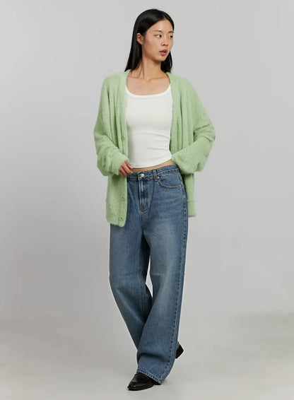 Alpaca Knit Cardigan IJ505