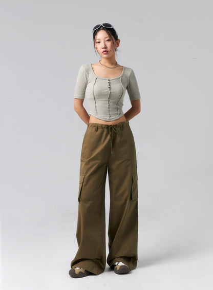 Baggy Cargo Pants CL319