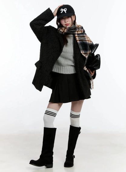 Chic Turtleneck Short Sleeve Sweater ID526