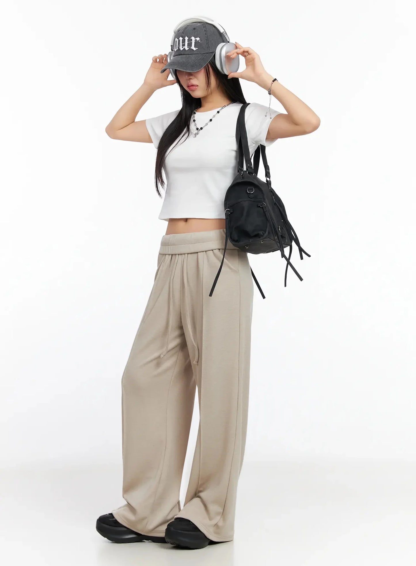 Casual Wide-Leg Sweatpants IA507