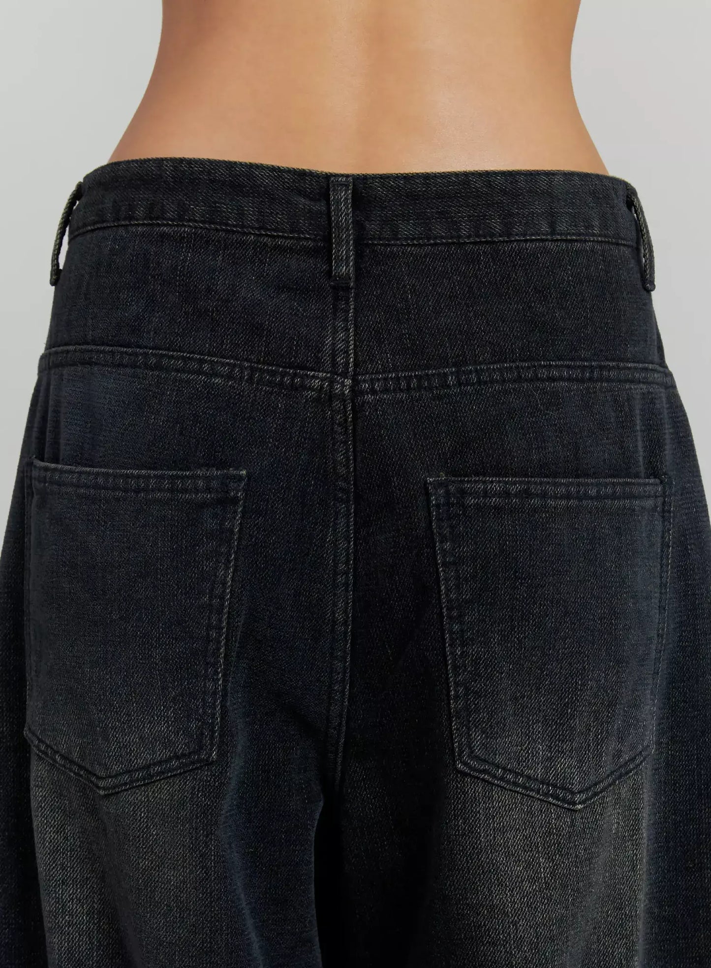Aubree Washed Wide Jeans IJ502