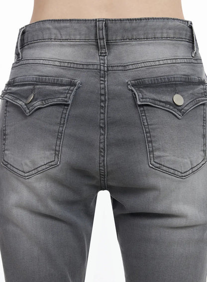 Aiana Slim Fit Bootcut Jeans IY511