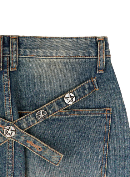 Brit Relaxed Fit Wide Leg Jeans CY512