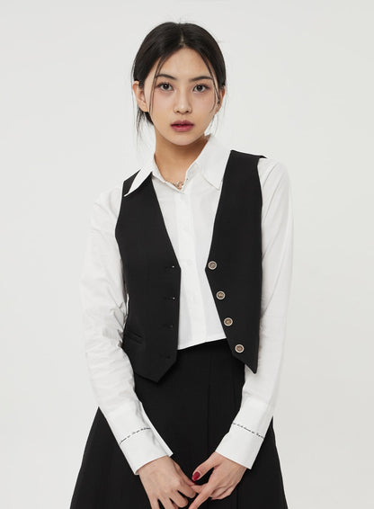 Button Vest BF315