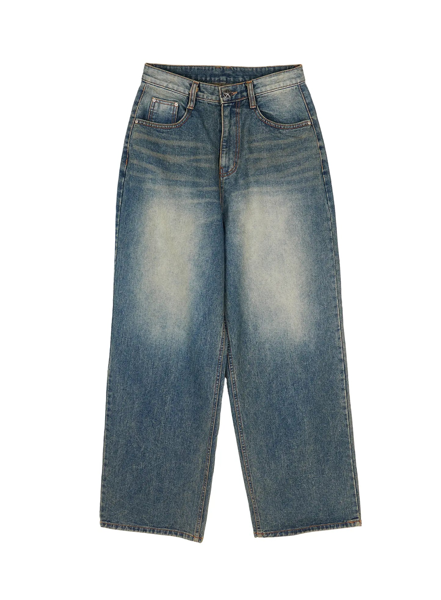 Brit Relaxed Fit Wide Leg Jeans CY512