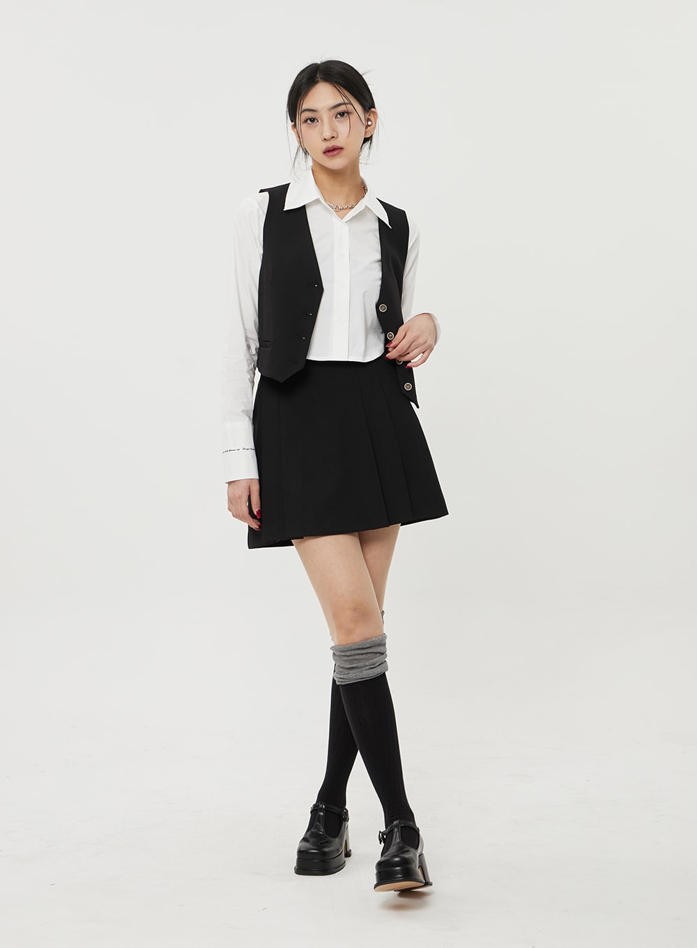 Button Vest BF315