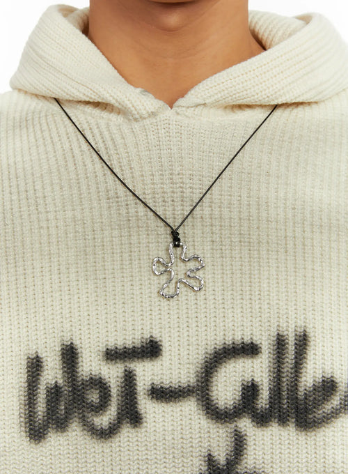 Bold Floral Pendant Necklace ID524