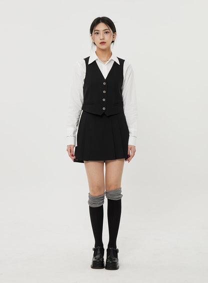 Button Vest BF315