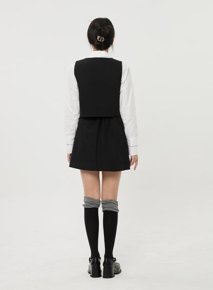 Button Vest BF315