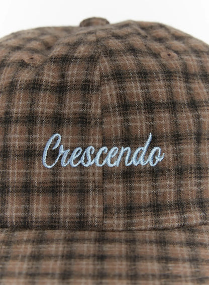 Checkered Street Style Camp Hat ID523