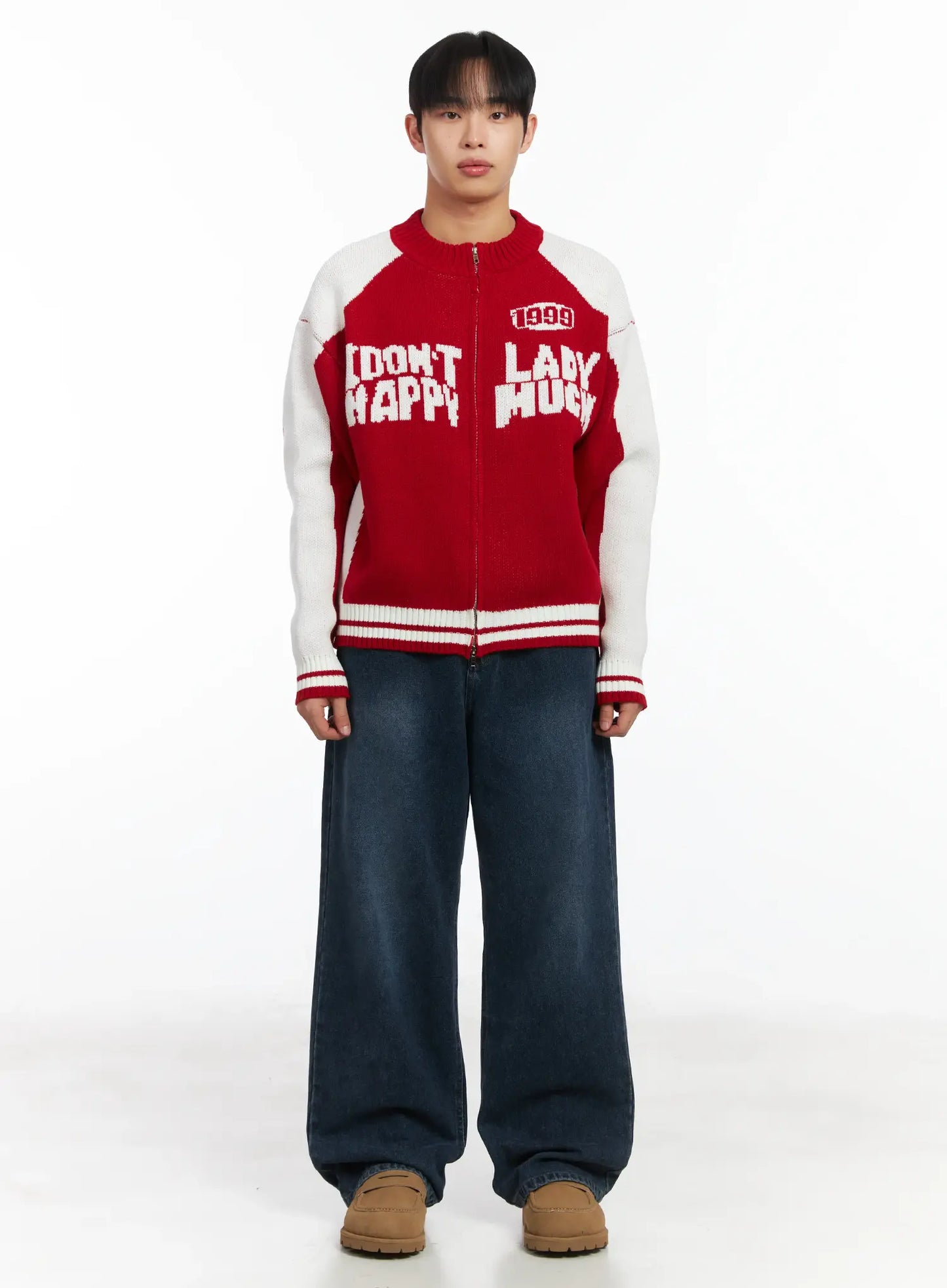 Basic Dark Washed Straight Jeans ID515