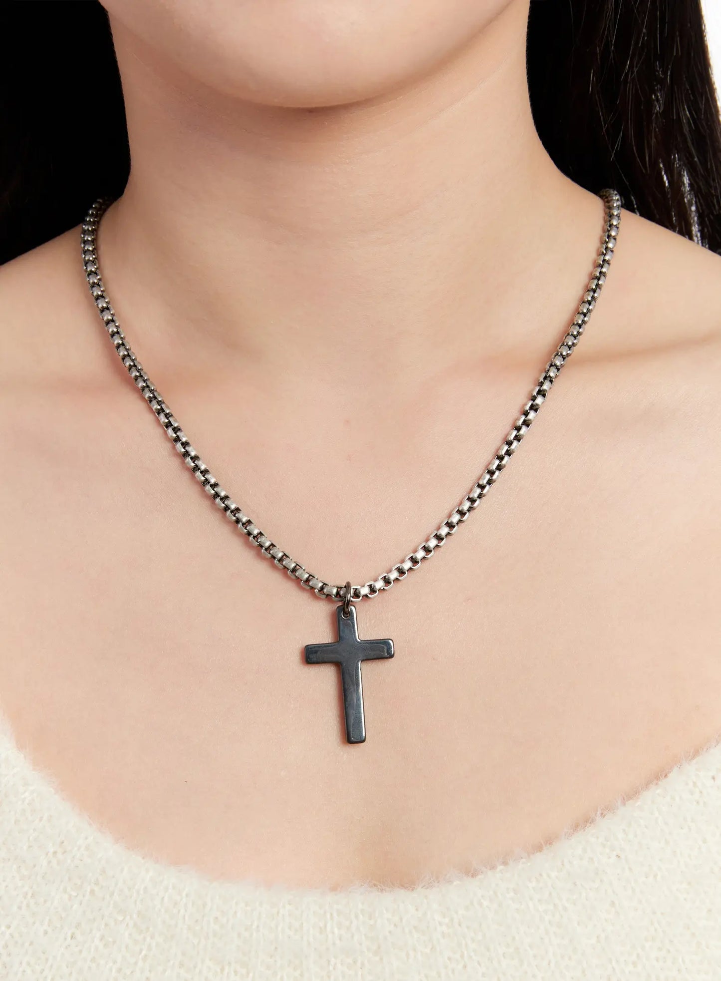 Classic Cross Pendant Necklace IN528