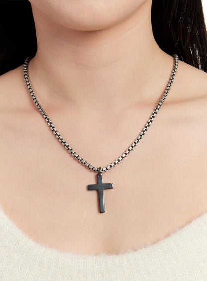 Classic Cross Pendant Necklace IN528