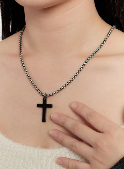 Classic Cross Pendant Necklace IN528
