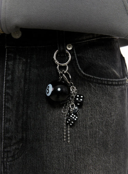 Billiard Ball Keyring IJ512