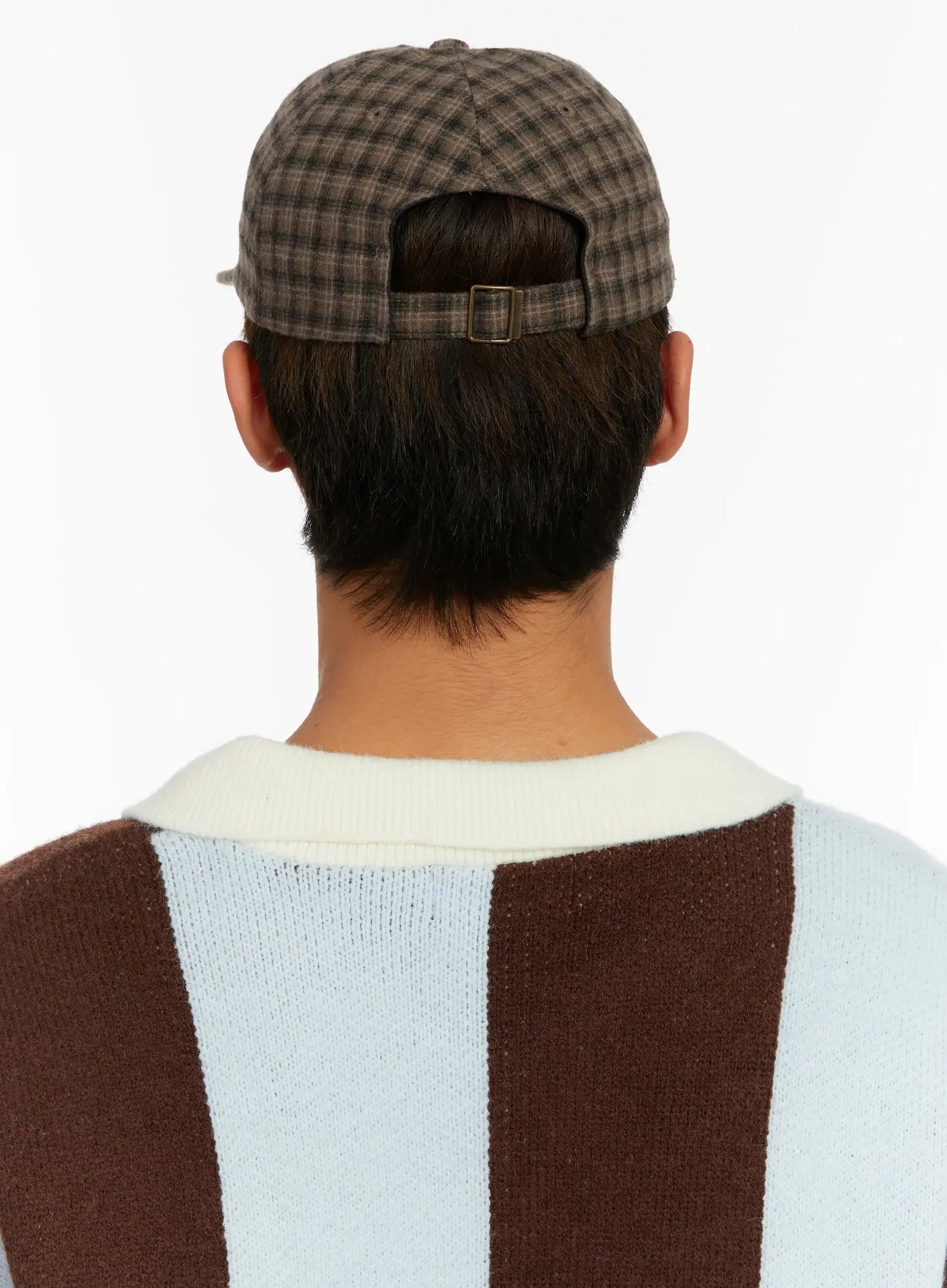 Checkered Street Style Camp Hat ID523