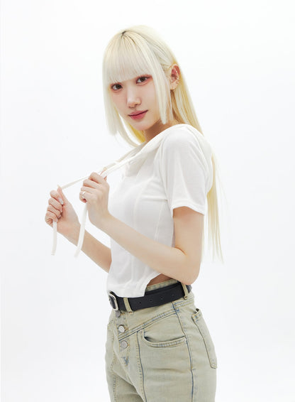 Beige Wash Bootcut Jeans BA320