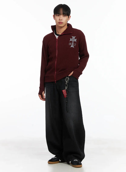 Basic Wide Leg Black Jeans ID515