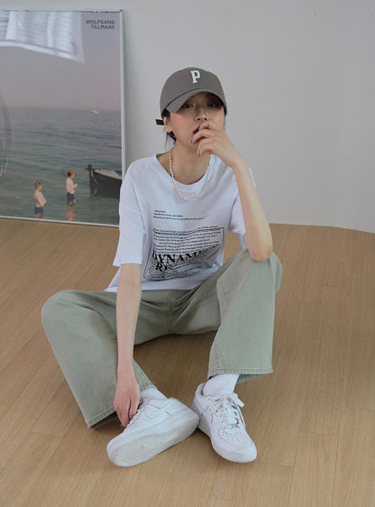 Baseball Cap with Logo Print CM03