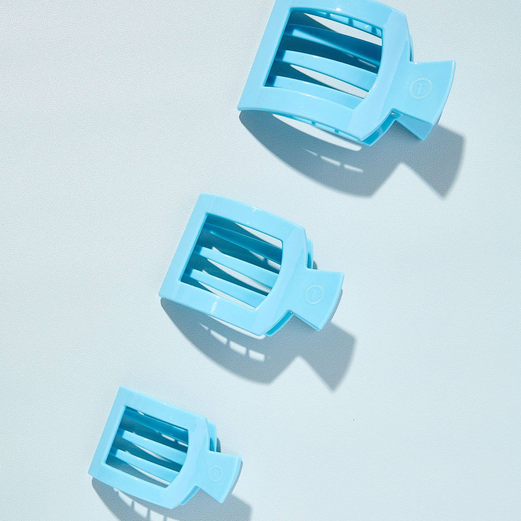 teleties medium flat square clip