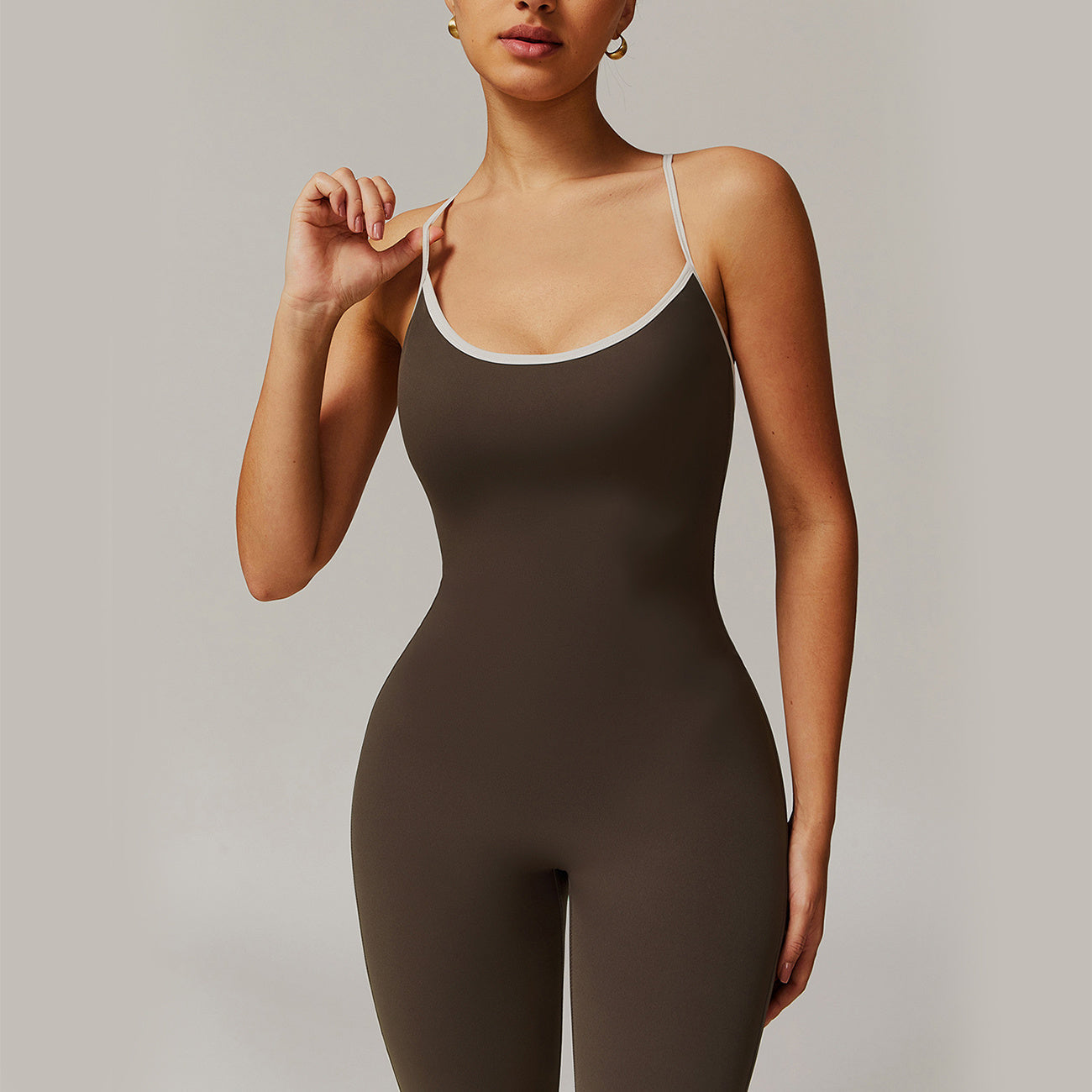 Women's Backless Yoga Fitness Jumpsuit