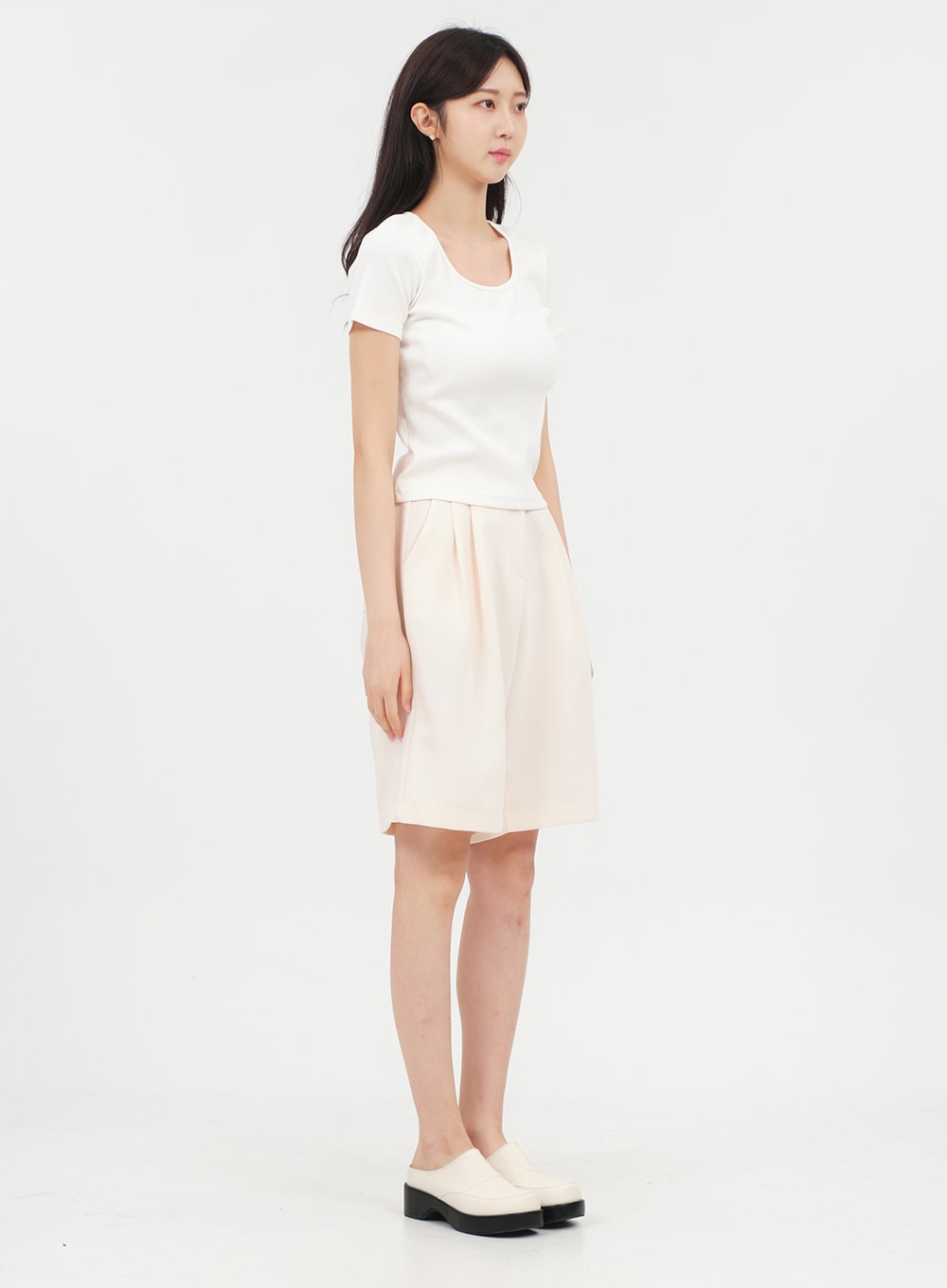 Basic Square Neck T-shirt OA13