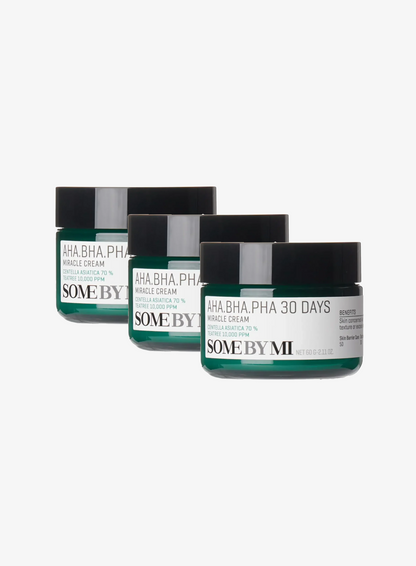 AHA, BHA, PHA 30 Days Miracle Cream Trio Set (60g*3ea)