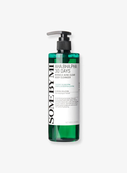 AHA, BHA, PHA 30 Days Miracle Acne Clear Body Cleanser (400g)