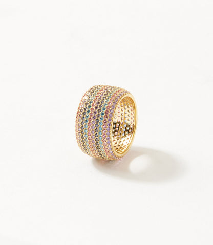 Colorful Crystal Ring