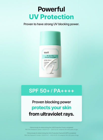 All-day Airy Mineral Sunscreen 1+1 Special set (35g * 2ea)