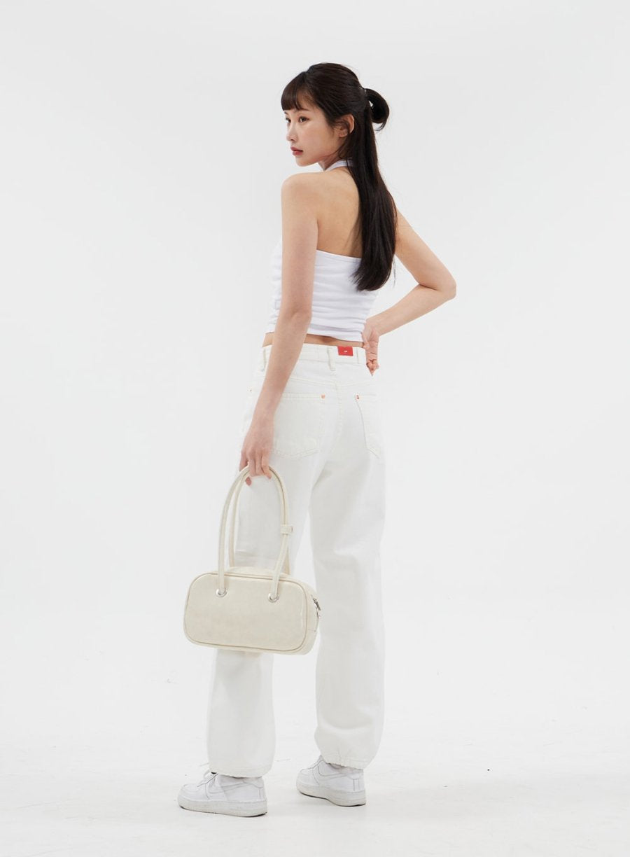 Basic Halterneck Tank Top CJj09