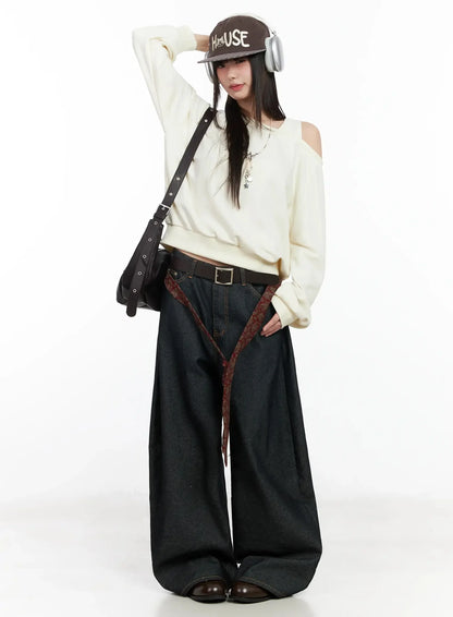 Casual Asymmetric Sweatshirt IM523