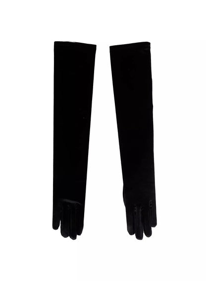 Chic Velvet Long Gloves IN507