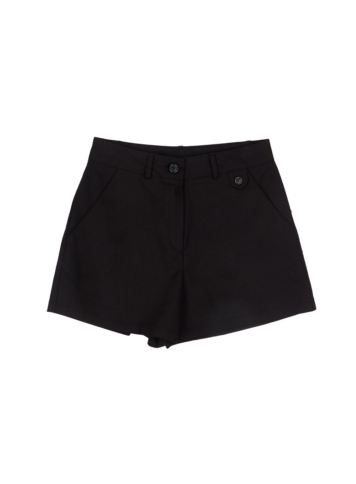 Button Detail Cotton Shorts IM524
