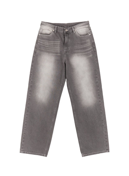 Becca Washed Straight-Leg Jeans IM524