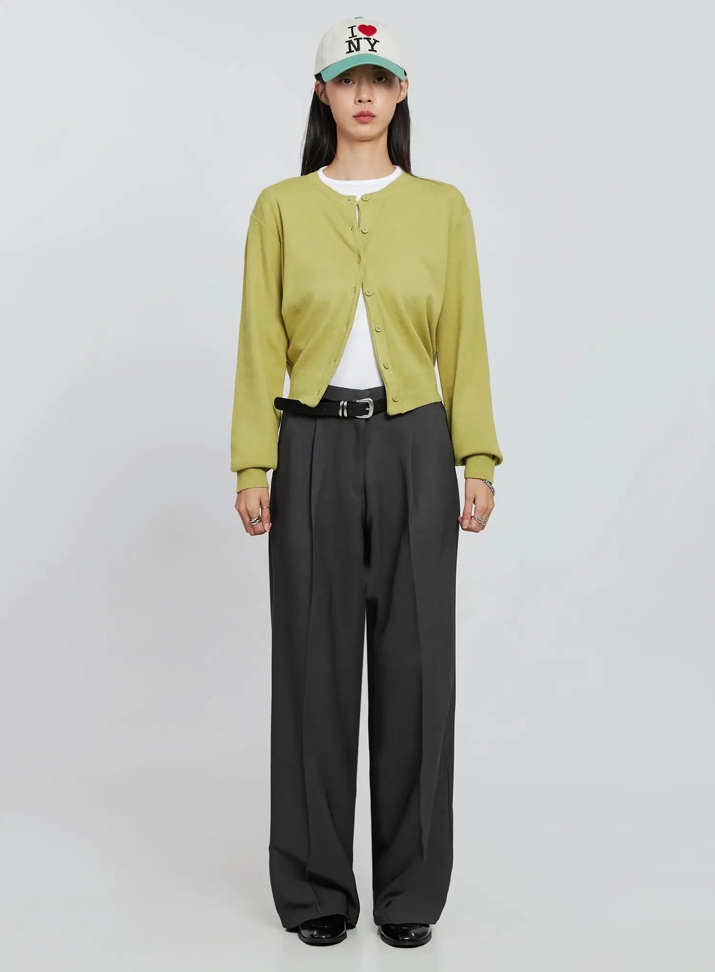 Casual Button-Up Cardigan IN507