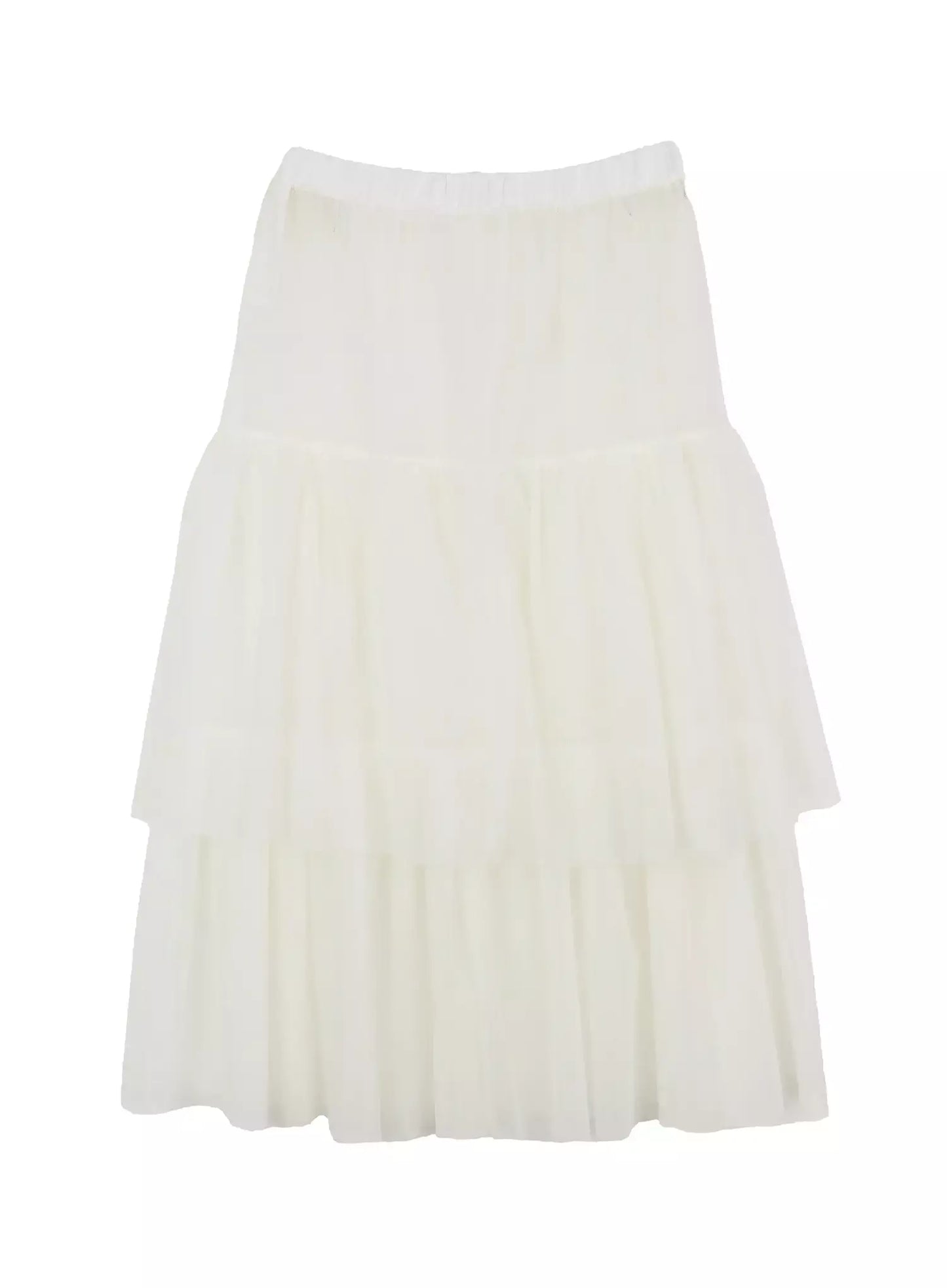 Chiffon Layered Midi Skirt IM523