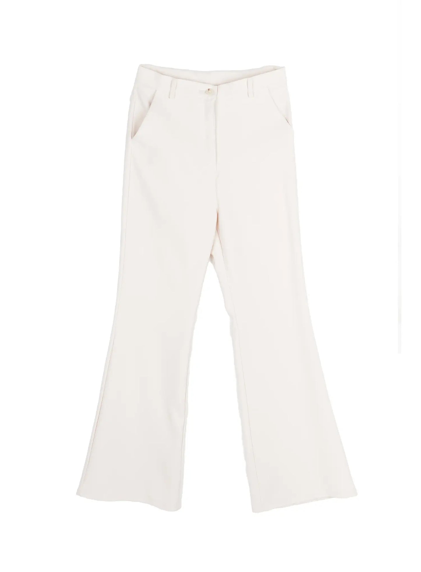 Basic Stretch Bootcut Slacks IU503