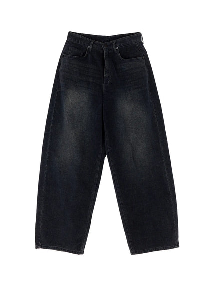 Aubree Washed Wide Jeans IJ502