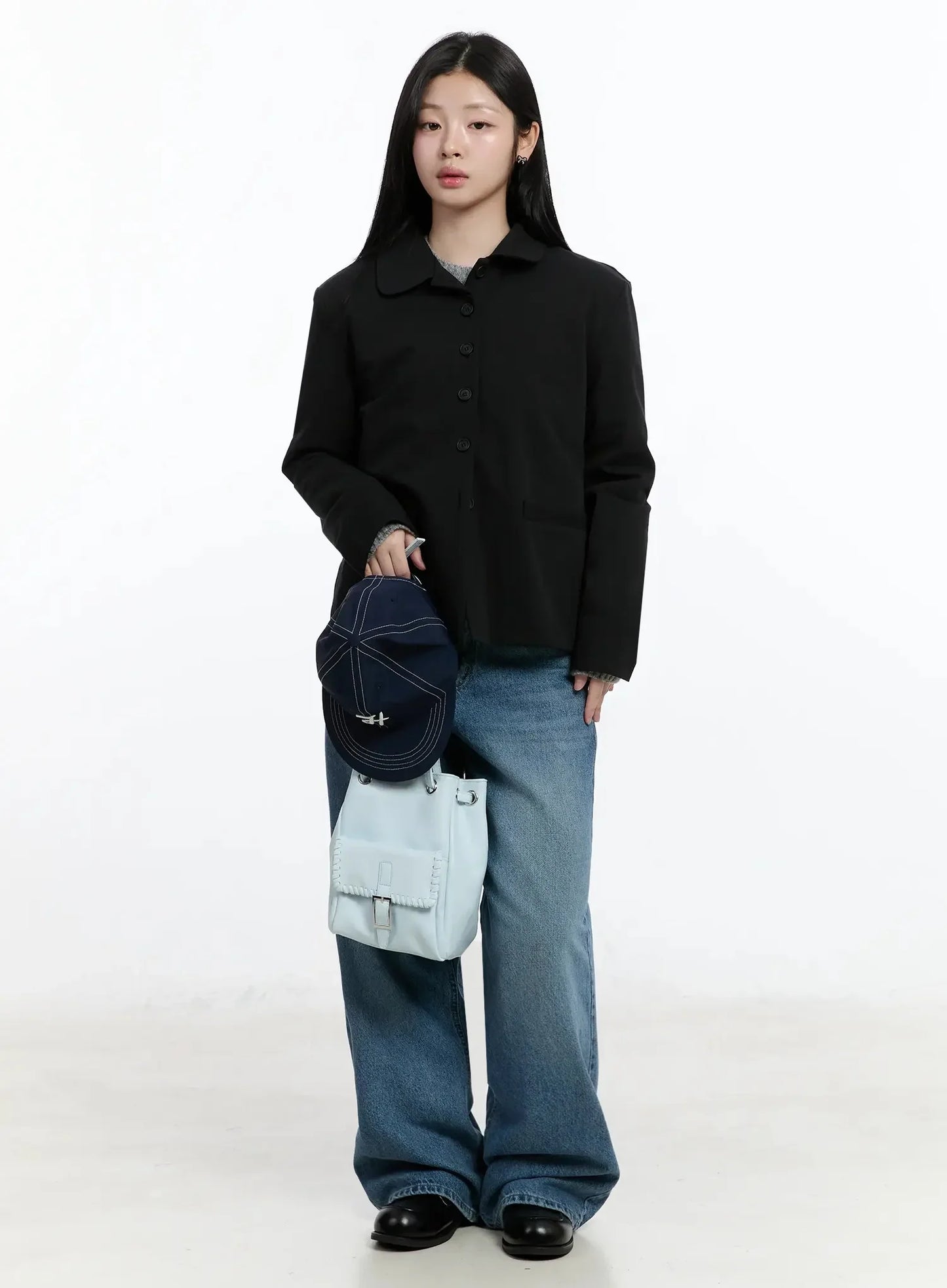 Classic Button-Up Blazer IM519
