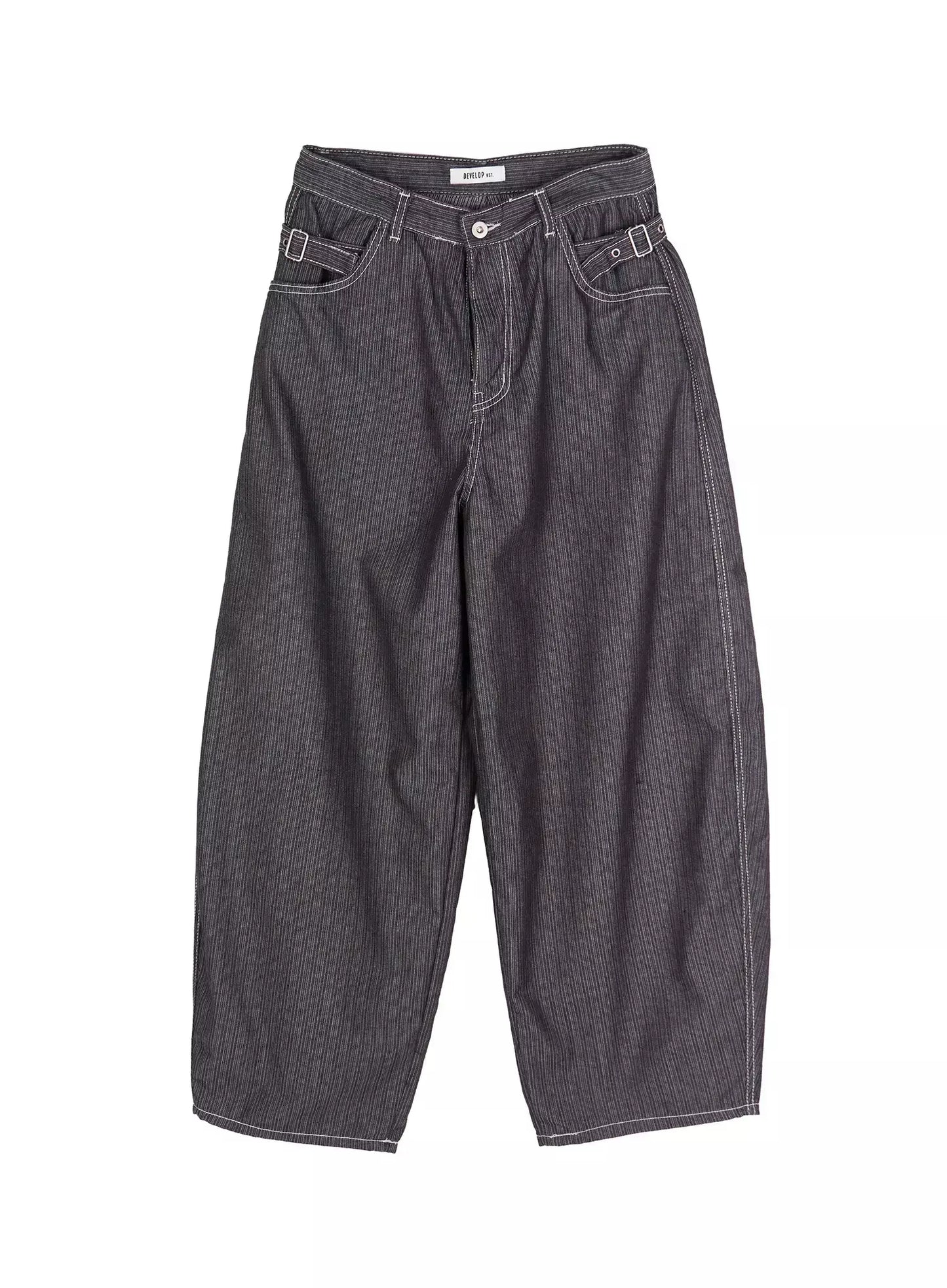 Casual Baggy Stripe Pants IU518