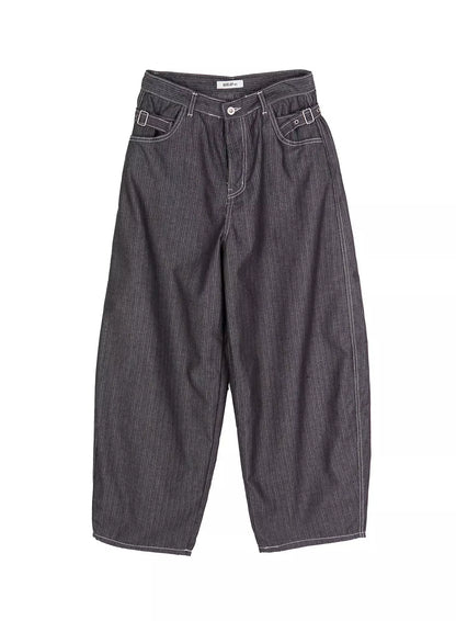 Casual Baggy Stripe Pants IU518