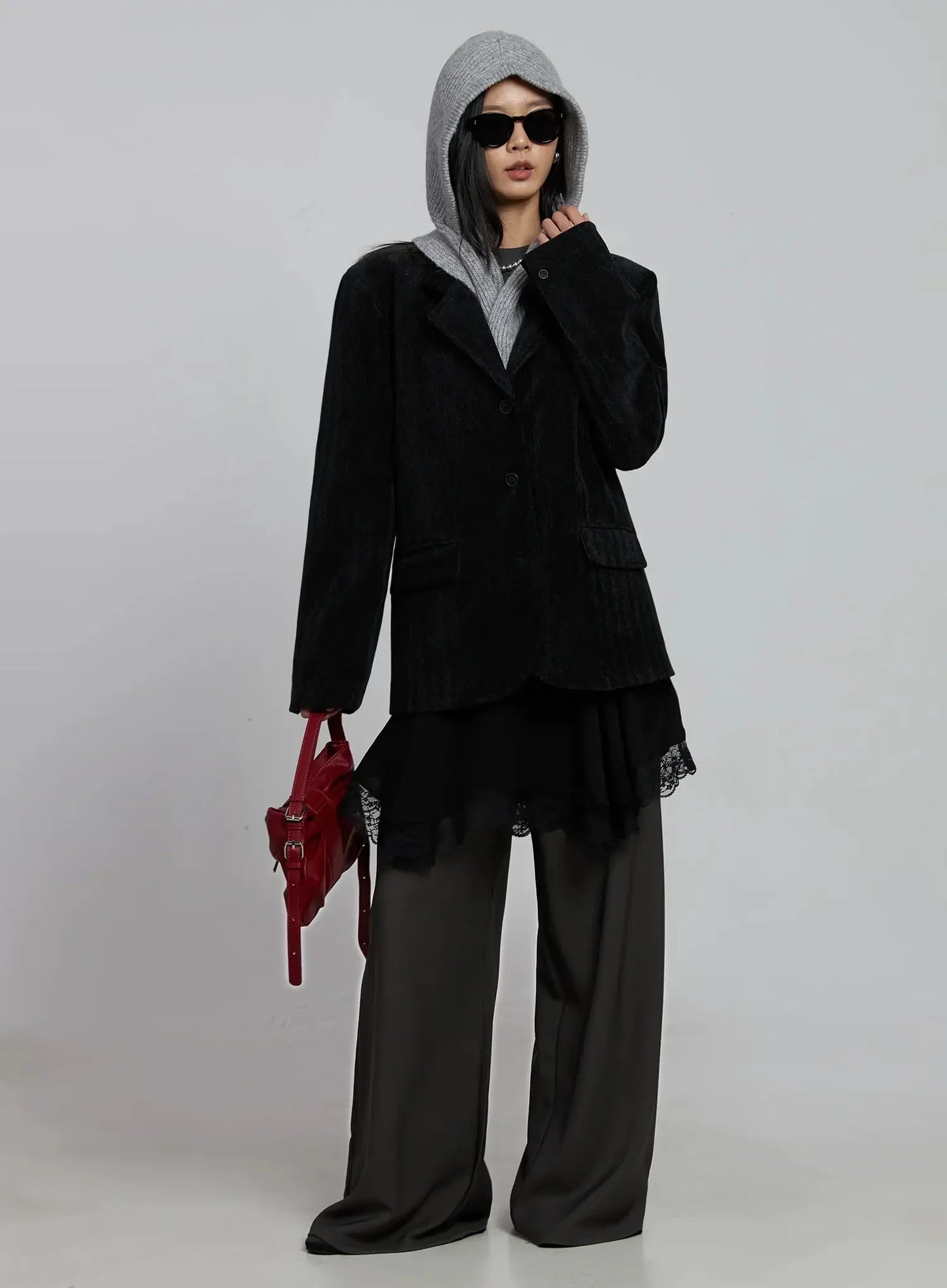 Classic Velvet Oversized Blazer IM520
