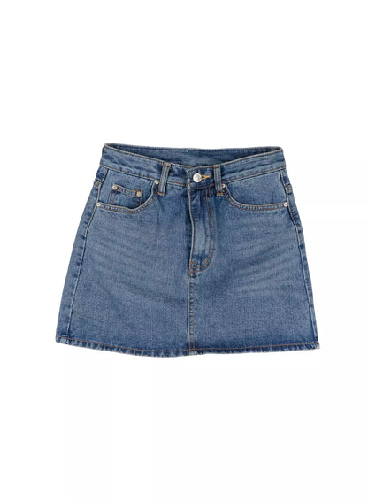 Casual Denim Mini Skirt IJ528