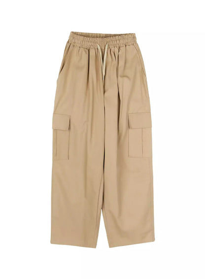 Casual Wide Leg Cargo Pants IU509